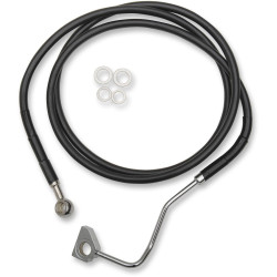 PartzBiz HD DS17413999 - Drag Black Vinyl Extended Length Front Brake Line Harley 14-15 W/ABS Plus 10 - 1741-3999 PartzBiz HD DS17413999 - Drag Black Vinyl Extended Length Front Brake Line Harley 14-15 W/ABS Plus 10 - 1741-3999