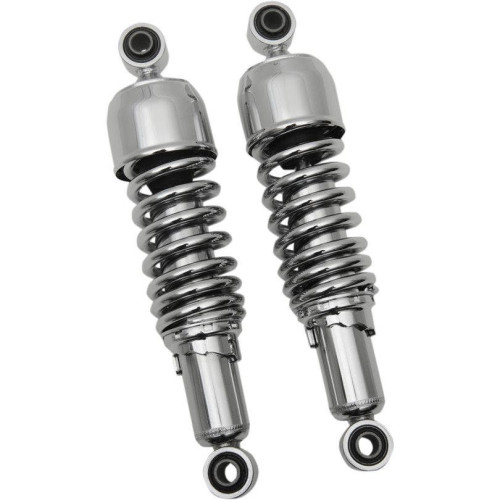 PartzBiz HD: 4418186-Drag Chrome 13" Replacement Rear Shock Absorbers for Harley Dyna FXD 91-17 | 1310-1306 PartzBiz HD: 4418186-Drag Chrome 13" Replacement Rear Shock Absorbers for Harley Dyna FXD 91-17 | 1310-1306