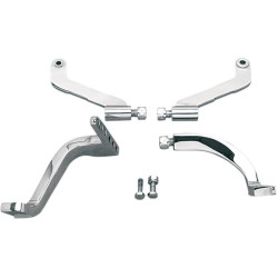 PartzBiz HD DSDS530620 - Drag Chrome 4-Piece Driver Floorboard Mounting Brackets 99-08 Harley Touring DS-530620 DS530620 057091-BC5 Bagger Dresser PartzBiz HD DSDS530620 - Drag Chrome 4-Piece Driver Floorboard Mounting Brackets 99-08 Harley Touring DS-530620 DS530620 057091-BC5 Bagger Dresser