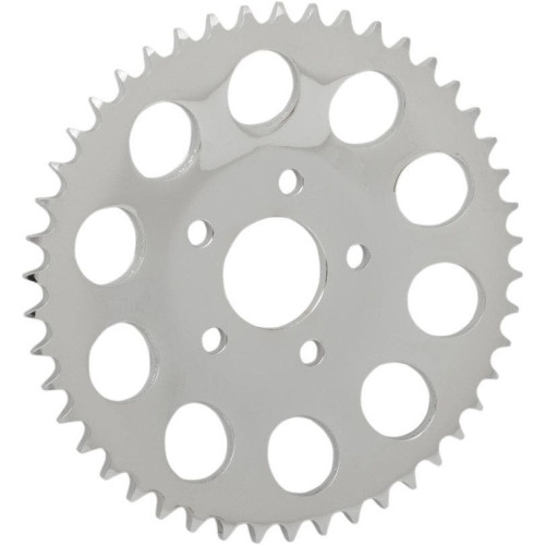 PartzBiz HD: 4418166-Drag Chrome 48 Tooth .46" Offset Dished Rear Wheel Sprocket 530 Chain 86-99 HD | DS-325357 PartzBiz HD: 4418166-Drag Chrome 48 Tooth .46" Offset Dished Rear Wheel Sprocket 530 Chain 86-99 HD | DS-325357