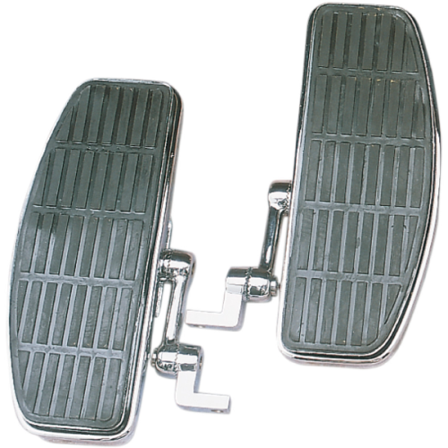 PartzBiz HD: 4418139-Drag Chrome Bolt-On Adjustable Driver Floorboards With Damper Harley Softail 80-13 PartzBiz HD: 4418139-Drag Chrome Bolt-On Adjustable Driver Floorboards With Damper Harley Softail 80-13