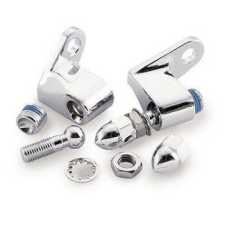 PartzBiz HD DS24010078 - Drag Chrome Front Turn Signal Mount Kit Harley Softail Dyna XL Repl 68266-03 PartzBiz HD DS24010078 - Drag Chrome Front Turn Signal Mount Kit Harley Softail Dyna XL Repl 68266-03