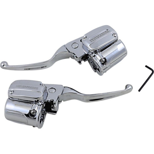 PartzBiz HD: 4418113-Drag Chrome Handlebar Controls Hydraulic Brake Clutch ABS Harley Road Glide 17-Up PartzBiz HD: 4418113-Drag Chrome Handlebar Controls Hydraulic Brake Clutch ABS Harley Road Glide 17-Up