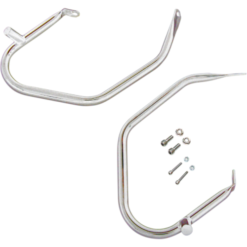 PartzBiz HD: 4418102-Drag Chrome Saddlebags Guards Support Kit OE Repl 4917909 Harley Touring 09-13 PartzBiz HD: 4418102-Drag Chrome Saddlebags Guards Support Kit OE Repl 4917909 Harley Touring 09-13