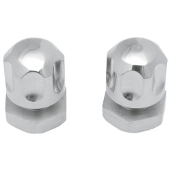 PartzBiz HD DS08200037 - Drag Chrome Six-Shooter Solo Seat Mount Knob Nuts Harley Touring 99-20 PartzBiz HD DS08200037 - Drag Chrome Six-Shooter Solo Seat Mount Knob Nuts Harley Touring 99-20