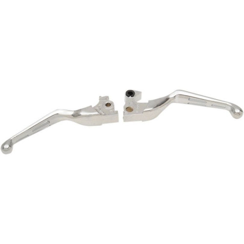 PartzBiz HD: 4418073-Drag Chrome Slotted Wide Brake Clutch Lever Set Harley Sportster XL 14-17 | 0610-0796