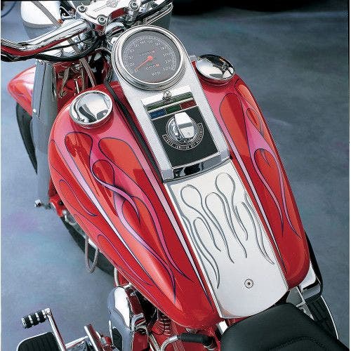 PartzBiz HD: 4418083-Drag Chrome Speedometer Speedo Dash Panel Cover Housing Kit 86-90 Harley FX PartzBiz HD: 4418083-Drag Chrome Speedometer Speedo Dash Panel Cover Housing Kit 86-90 Harley FX
