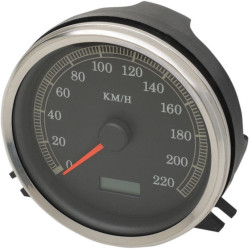 PartzBiz HD DS22100344 - Drag อิเล็กทรอนิกส์ KM/H Speedometer Speedo OEM เปลี่ยน FL/FX FLHR FXDWG 99-03 | 2210-0344