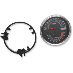 PartzBiz HD DS22100103 - Drag อิเล็กทรอนิกส์ Speedo และ Tachometer Combo MPH Gauge Harley Softail FXDWG FLHR | 2210-0103