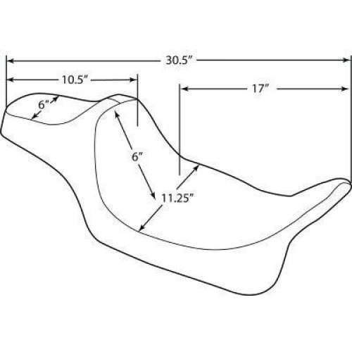 PartzBiz HD: 4418005-Drag Extended Reach Predator III 2-Up Seat Black Diamond Harley FLH/T 08-Up 0801-1260 08011260 Harley-Davidson Electra Glide Road Glide Road King Street Glide Tri Glide FLHT FLHR FLTR FLHX PartzBiz HD: 4418005-Drag Extended Reach Predator III 2-Up Seat Black Diamond Harley FLH/T 08-Up 0801-1260 08011260 Harley-Davidson Electra Glide Road Glide Road King Street Glide Tri Glide FLHT FLHR FLTR FLHX