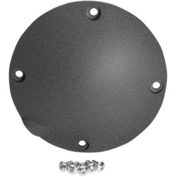 PartzBiz HD DS11070557 - Drag Flat Black Die Cast Domed Derby Cover 16-18 Harley FLHT/FLHX/FLTRS 1107-0557 11070557