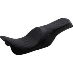 PartzBiz HD DS08011265 - Drag Forward Positioned Predator 2-Up Seat Black Diamond Harley FLH/T 08-Up 0801-1265 08011265 Harley-Davidson Electra Glide Road Glide Road King Street Glide Tri Glide FLHT FLHR FLTR FLHX PartzBiz HD DS08011265 - Drag Forward Positioned Predator 2-Up Seat Black Diamond Harley FLH/T 08-Up 0801-1265 08011265 Harley-Davidson Electra Glide Road Glide Road King Street Glide Tri Glide FLHT FLHR FLTR FLHX