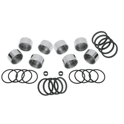 PartzBiz HD: 4417997-Drag Front Caliper Rebuild Kit OE Repl 44313-08 Harley Softail 08-14 Dyna 08-17 PartzBiz HD: 4417997-Drag Front Caliper Rebuild Kit OE Repl 44313-08 Harley Softail 08-14 Dyna 08-17