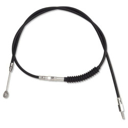 PartzBiz HD DS06521419 - Drag High-Efficiency Black +6" Vinyl Clutch Cable Harley Sportster XL 86-13