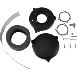 PartzBiz HD DS10102692 - Drag High Performance 6 ” Dragtron‚ñ¢ II เครื่องฟอกอากาศสีดำ Harley Big Twin XL 90-06