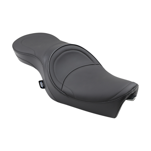 PartzBiz HD: 4417900-Drag Low-Profile Touring Mild Stitch Black Seat 4 Harley 06-22  XL Models | 0