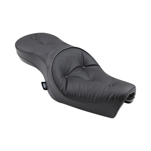 PartzBiz HD: 4417903-Drag Low-Profile Touring Pillow-Style Black Seat 4 Harley 06-22  XL Models | 0