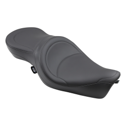 PartzBiz HD DS08040298 - Drag Low-Profile Wide Touring Mild Stitched Seat 4 Harley 04-22 XL Models | 0