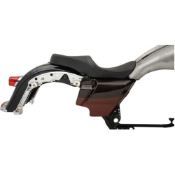 PartzBiz HD DS08011077 - Drag Mild Stitch Low Profile Tour Seat Arlen Ness ปีกถังแก๊ส 08-18 FLH/T | 0801-1077