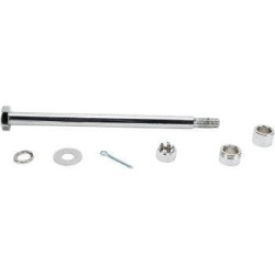 PartzBiz HD DSDS223044 - Drag OE 41563-77A Chrome Rear Axle Hardware Kit Harley Custom 79-99 XL Models