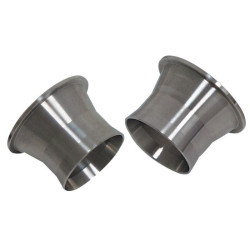 PartzBiz HD MU95117 - Drag Pipes Torque Power Cones Harley 1-3/4" Head Pipes EVO Twin Cam XL Big Twin 95117