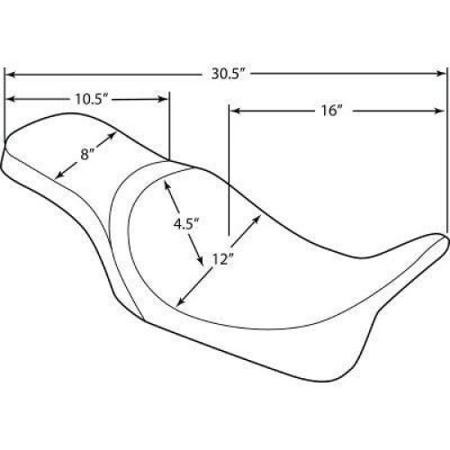 PartzBiz HD: 4417862-Drag Predator 2-Up Seat Solar Reflective Leather Diamond Black HD FLH/T 08-Up 0801-1270 08011270 Harley-Davidson Electra Glide Road Glide Road King Street Glide Tri Glide FLHT FLHR FLTR FLHX PartzBiz HD: 4417862-Drag Predator 2-Up Seat Solar Reflective Leather Diamond Black HD FLH/T 08-Up 0801-1270 08011270 Harley-Davidson Electra Glide Road Glide Road King Street Glide Tri Glide FLHT FLHR FLTR FLHX