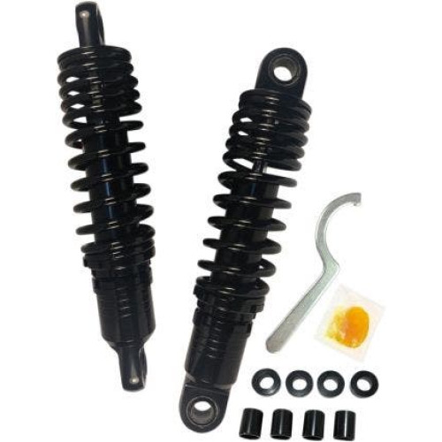 PartzBiz HD: 4417844-Drag Premium Low Profile Black 10.5" Adjustable Rear Spring Shocks XL | 1310-1189 PartzBiz HD: 4417844-Drag Premium Low Profile Black 10.5" Adjustable Rear Spring Shocks XL | 1310-1189