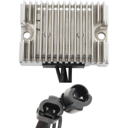 PartzBiz HD: 4417781-Drag Premium Solid State Chrome Voltage Regulator Harley 07-08 XL Repl 74546-07A | 2112-1077 PartzBiz HD: 4417781-Drag Premium Solid State Chrome Voltage Regulator Harley 07-08 XL Repl 74546-07A | 2112-1077