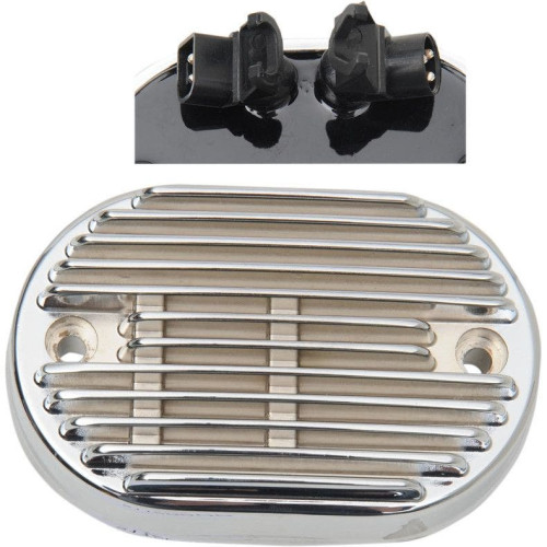 PartzBiz HD: 4417785-Drag Premium Solid State Chrome Voltage Regulator Harley 11-17 Softail 74540-11 | 2112-1031 PartzBiz HD: 4417785-Drag Premium Solid State Chrome Voltage Regulator Harley 11-17 Softail 74540-11 | 2112-1031