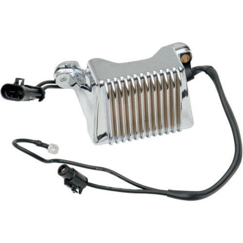 PartzBiz HD: 4417751-Drag Premium Solid State Chrome Voltage Regulator Harley FLH 04-05 Repl 74505-04 | 2112-1037 PartzBiz HD: 4417751-Drag Premium Solid State Chrome Voltage Regulator Harley FLH 04-05 Repl 74505-04 | 2112-1037