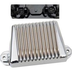 PartzBiz HD DS21121039 - Drag Premium Solid State Chrome ตัวควบคุมแรงดันไฟฟ้า Harley FLH 06-08 Repl 74505-06 | 2112-1039 PartzBiz HD DS21121039 - Drag Premium Solid State Chrome ตัวควบคุมแรงดันไฟฟ้า Harley FLH 06-08 Repl 74505-06 | 2112-1039