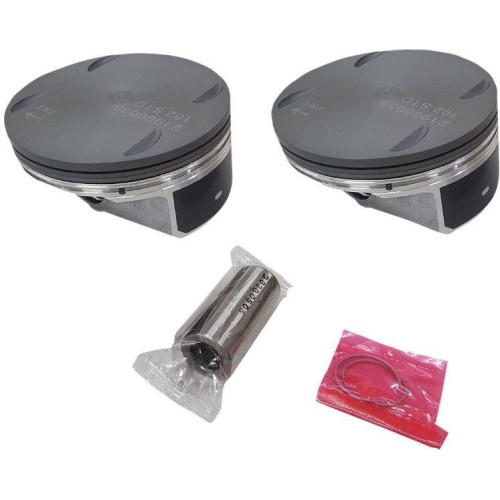 PartzBiz HD: 4417717-Drag Replacement Coated Piston Kit Std Bore Harley Milwaukee Eight 107 17-Up