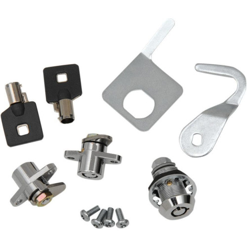 PartzBiz HD: 4417724-Drag Saddlebag & Tour-Pak Matching Lock / Key Kit for Harley Touring FLH/T 97-13 | 3501-0978 PartzBiz HD: 4417724-Drag Saddlebag & Tour-Pak Matching Lock / Key Kit for Harley Touring FLH/T 97-13 | 3501-0978