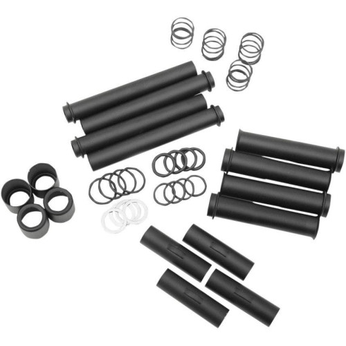 PartzBiz HD: 4417687-ท่อ Drag Specialties ก้านกระทุ้งสีดำซาตินสำหรับ Harley Twin Models 99-15 - 0928-0043