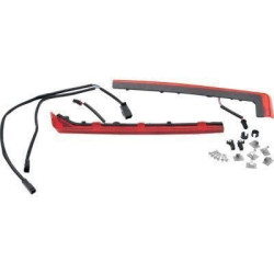 PartzBiz HD DS20400346 - ลาก Specialites LED สีแดง Tour-Pak Accent แผงด้านข้างไฟ 06-13 Harley Touring Bagger Dresser FLH FLT 2040-0346 20400346