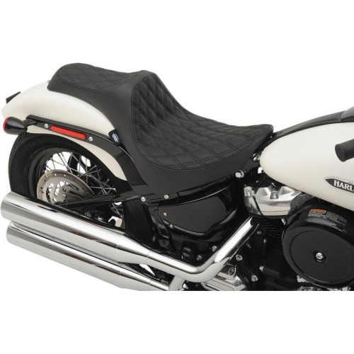 PartzBiz HD: 4417705-Drag Specialties 0802-1145 Black Double Diamond Predator 3 Seat 18-23 Harley-Davidson FL Softail heritage classic slim deluxe bike saddle upgrade replacement PartzBiz HD: 4417705-Drag Specialties 0802-1145 Black Double Diamond Predator 3 Seat 18-23 Harley-Davidson FL Softail heritage classic slim deluxe bike saddle upgrade replacement