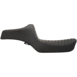 PartzBiz HD DS08040734 - Drag Specialties 0804-0734 สีดำ Predator 3 Classic Motorcycle Seat 82-03 Harley-Davidson Sportster XL custom chopper bike upgrade replacement wide soft Classic 1200 883 saddle 08040734