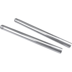 PartzBiz HD DS04040372 - Drag Specialties 41MM 20.87” ความยาว Factory Harley Style Front Fork Tubes 97-13 Harley Davidson Touring Bagger Dresser electra street road king glide Ultra Classic CVO bike Chopper Forks 0404-0372 04040372