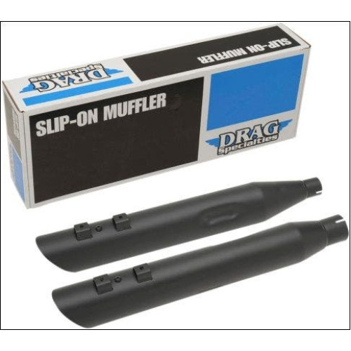 PartzBiz HD: 4417598-Drag Specialties Black 3.5" Slash Down Slip On Mufflers Exhaust Harley 17-19 1801-1186 2019 18011186 PartzBiz HD: 4417598-Drag Specialties Black 3.5" Slash Down Slip On Mufflers Exhaust Harley 17-19 1801-1186 2019 18011186