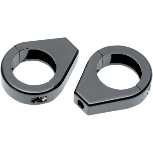 PartzBiz HD: 4417600-Drag Specialties Black 39MM Front Fork Tubes Turn Signal Clamps Mounts Harley Davidson Dyna Touring Sportster Softail Indicator Relocation Brackets PartzBiz HD: 4417600-Drag Specialties Black 39MM Front Fork Tubes Turn Signal Clamps Mounts Harley Davidson Dyna Touring Sportster Softail Indicator Relocation Brackets