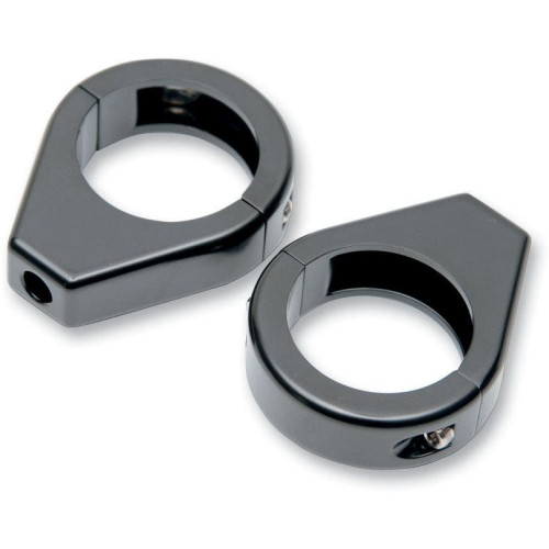 PartzBiz HD: 4417560-Drag Specialties Black 41MM Front Fork Tubes Turn Signal Clamps Mounts Harley Davidson Dyna Touring Sportster Softail Indicator Relocation Brackets PartzBiz HD: 4417560-Drag Specialties Black 41MM Front Fork Tubes Turn Signal Clamps Mounts Harley Davidson Dyna Touring Sportster Softail Indicator Relocation Brackets