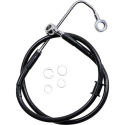 PartzBiz HD DS17415782 - Drag Specialties Black Coated 30-3/4" Brake Line Harley Softail FLST FXSB 15-17 best new replacement PartzBiz HD DS17415782 - Drag Specialties Black Coated 30-3/4" Brake Line Harley Softail FLST FXSB 15-17 best new replacement