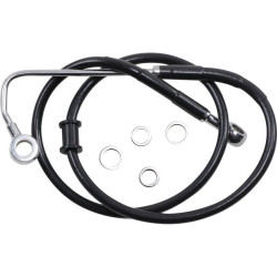 PartzBiz HD DS17415759 - Drag Specialties Black Coated 35-3/4" Brake Line Kit Harley Softail FLSTC 15-17 best new replacement PartzBiz HD DS17415759 - Drag Specialties Black Coated 35-3/4" Brake Line Kit Harley Softail FLSTC 15-17 best new replacement