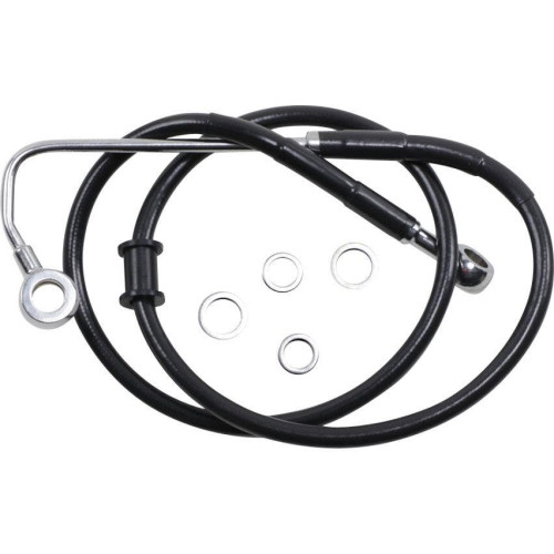 PartzBiz HD: 4417575-Drag Specialties Black Coated 35-3/4" Brake Line Kit Harley Softail FLSTC 15-17 best new replacement PartzBiz HD: 4417575-Drag Specialties Black Coated 35-3/4" Brake Line Kit Harley Softail FLSTC 15-17 best new replacement