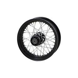 PartzBiz HD DS02030664 - Drag Specialties ล้อหน้า 40 ก้านสีดำ 16 ” x 3 ” Harley Softail 00-06 PartzBiz HD DS02030664 - Drag Specialties ล้อหน้า 40 ก้านสีดำ 16 ” x 3 ” Harley Softail 00-06