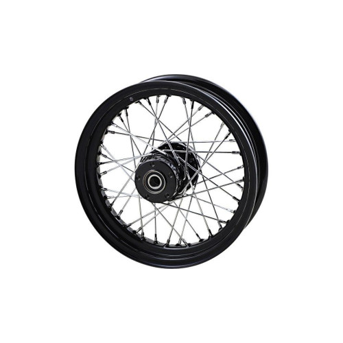 PartzBiz HD: 4417548-Drag Specialties Black Laced 40 Spoke Rear Wheel 16x3" Harley FLTR 02-07 PartzBiz HD: 4417548-Drag Specialties Black Laced 40 Spoke Rear Wheel 16x3" Harley FLTR 02-07