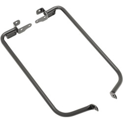 PartzBiz HD DS35011042 - Drag Specialties Black Saddlebag Support Brackets Harley FLHX/FLTRX | 3501-1042 Repl OEM 90200549 & 90200550