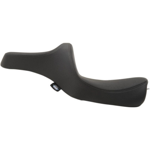 PartzBiz HD: 4417537-Drag Specialties 0802-1144 Black Smooth Predator 3 2-Up Motorcycle Seat 18-23 Harley-Davidson Softail heritage classic slim deluxe bike saddle upgrade replacement  