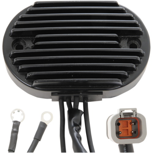 PartzBiz HD: 4417505-Drag Solid State Black Voltage Regulator Harley 01-06 Softail Repl 74540-01 | 2112-0808