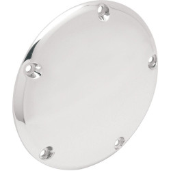 PartzBiz HD DS11070047 - Drag Specialties ฝาครอบ Chrome 5 Hole Die Cast Domed Derby Harley Twin Cam 99-16 | 1107-0047